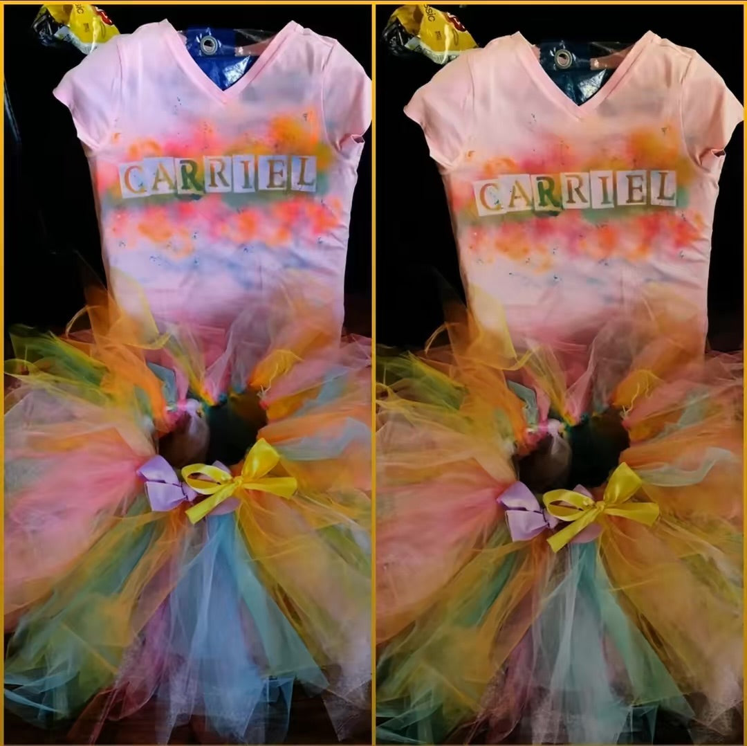 Custom Kid bell bottom Set