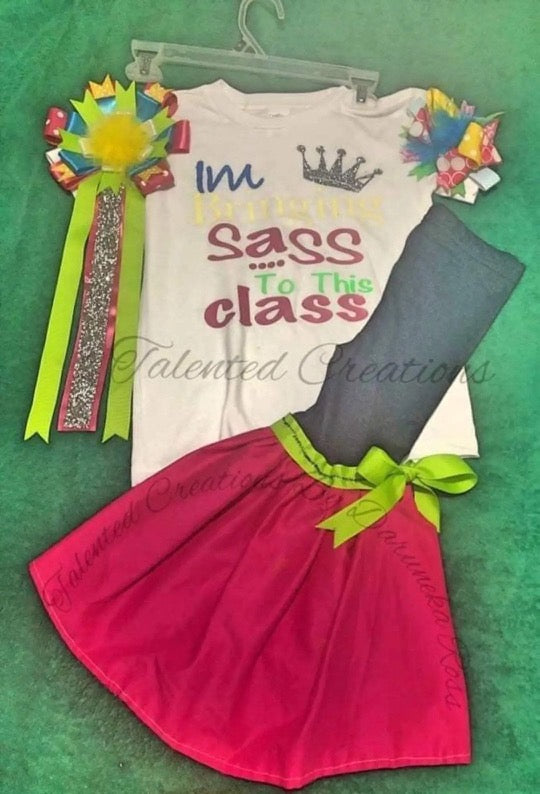 Custom Kid bell bottom Set
