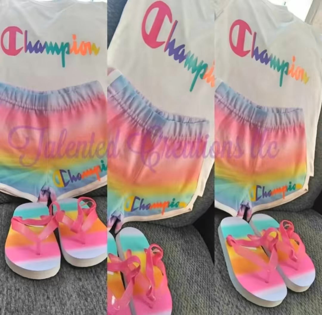 Custom Kid bell bottom Set