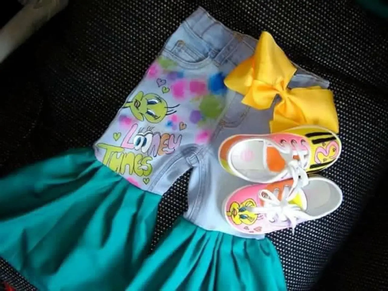 Custom Kid bell bottom Set