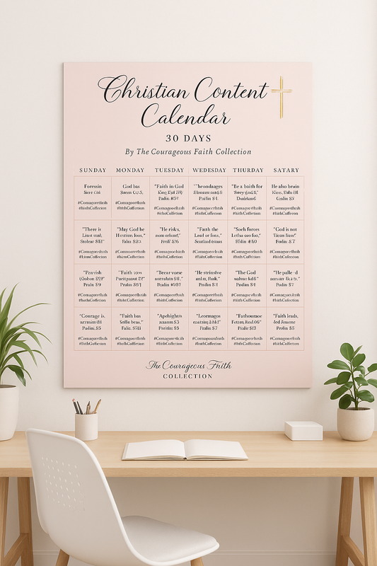 30 Day Faith Based Content Calendar